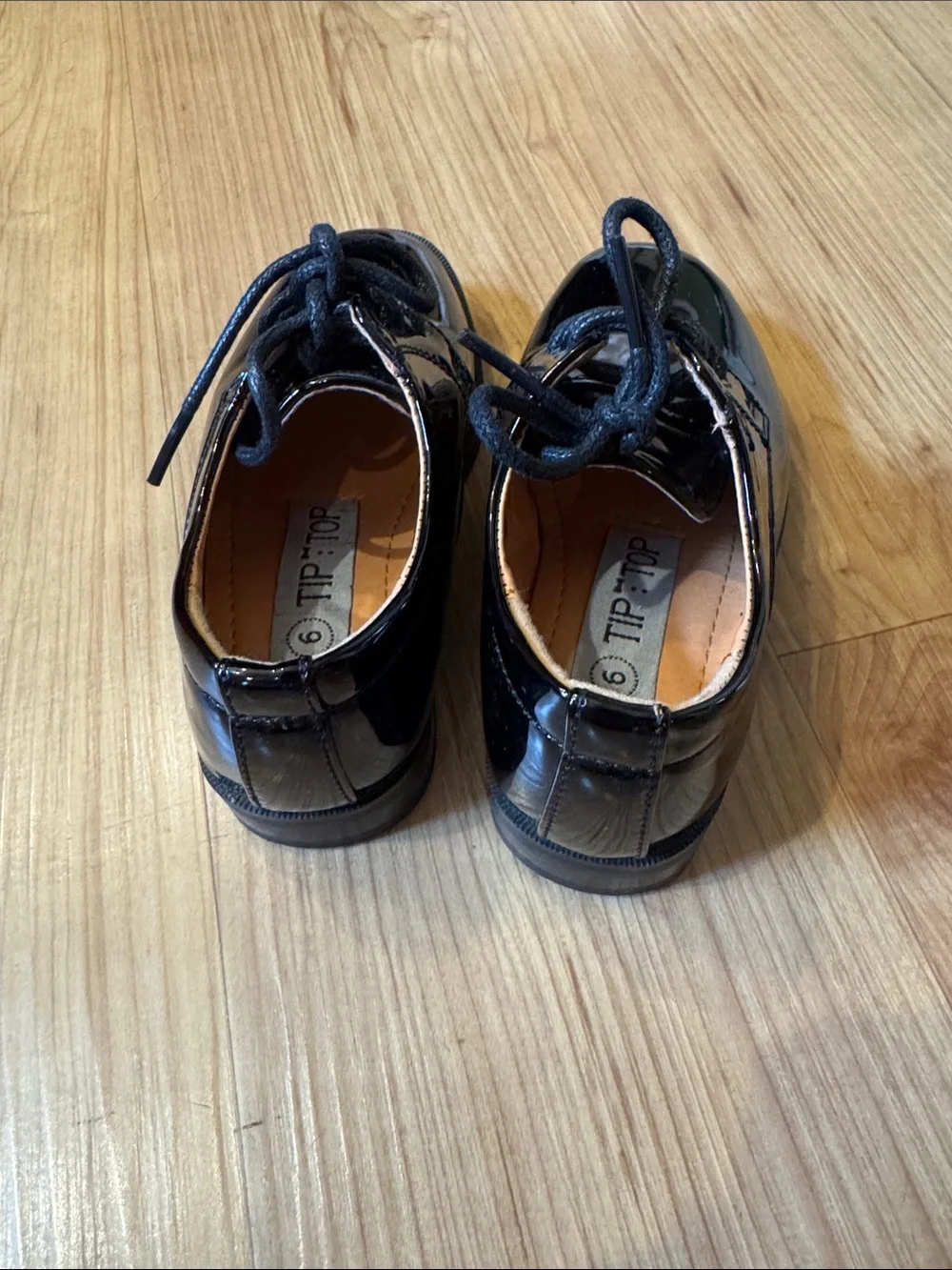 Tip Top Kids Black Patent Dress Shoes